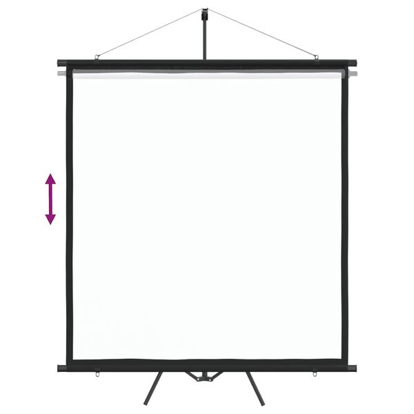 vidaXL Projection Screen with Tripod 81" 1:1