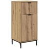 vidaXL Bathroom Cabinet with Drawer Artisan Oak 39.5 x 36 x 88 cm