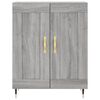 vidaXL Highboard Grey Sonoma 69.5x34x180 cm Engineered Wood