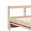 vidaXL Daybed without Mattress 90x200 cm Solid Wood Pine