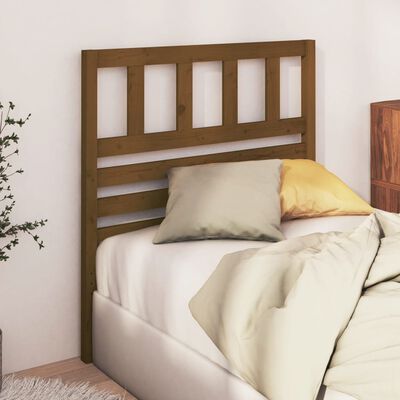 vidaXL Bed Headboard Honey Brown 96x4x100 cm Solid Wood Pine