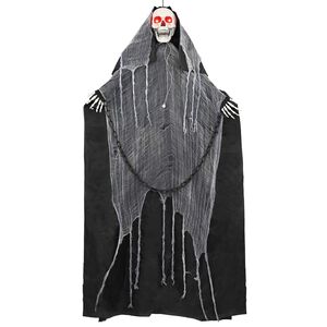vidaXL Halloween Hanging Grim Reaper SPOOKA Black 112 x 164 cm