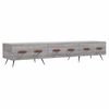 vidaXL TV Cabinet Grey Sonoma 150x36x30 cm Engineered Wood
