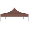 vidaXL Party Tent Roof 4.5x3 m Brown 270 g/m²