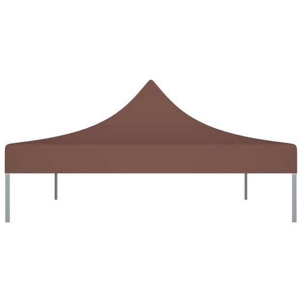 vidaXL Party Tent Roof 4.5x3 m Brown 270 g/m²