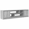 vidaXL TV Cabinet Grey Sonoma 188.5x41x50 cm Engineered Wood