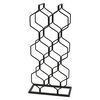 H&S Collection Wine Rack for 8 Bottles Metal Black
