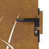 vidaXL Garden Gate 100x200 cm Corten Steel Grass Design