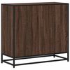 vidaXL Book Cabinet Brown Oak 80.5x35x76 cm Engineered Wood