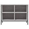 vidaXL Shoe Cabinet Grey Sonoma 69x35x50 cm Engineered Wood