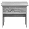 vidaXL Coffee Table Grey Sonoma 55 x 54.5 x 45 cm Engineered wood