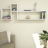 Homemania Wall Shelf Polite 155x22x55cm White