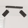 vidaXL Ceiling Spotlight Black 26 x 5.5 x 16.5 cm Metal