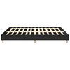 vidaXL Bed Frame No Mattress Black 200x200 cm Engineered Wood