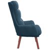 vidaXL Armchair Blue 69 x 74 x 93 cm Velvet