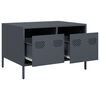vidaXL TV Cabinet Anthracite 68x50x43.5 cm Cold-rolled Steel