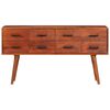 vidaXL Sideboard 110x30x59 cm Solid Wood Mango