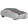 vidaXL Car Cover for Sedan Hail Protection Full M Grey and Silver