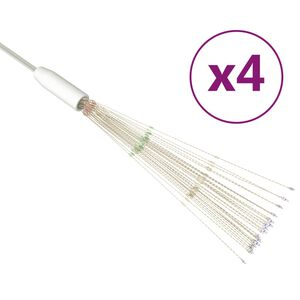 vidaXL Outdoor Christmas Firecrack Lights 4pcs Multicolour 20cm 560 LEDs