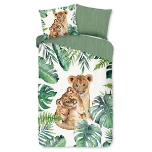 Good Morning Kids Duvet Cover JUNGLE 140x200/220 cm Green