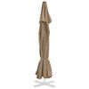 vidaXL Replacement Fabric for Outdoor Parasol Taupe 515 cm