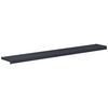 vidaXL Window Sill Anthracite with wood grain 120 x 25 x 4.5 cm PVC