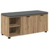 vidaXL Hall Bench Artisan Oak 100 x 38 x 46 cm