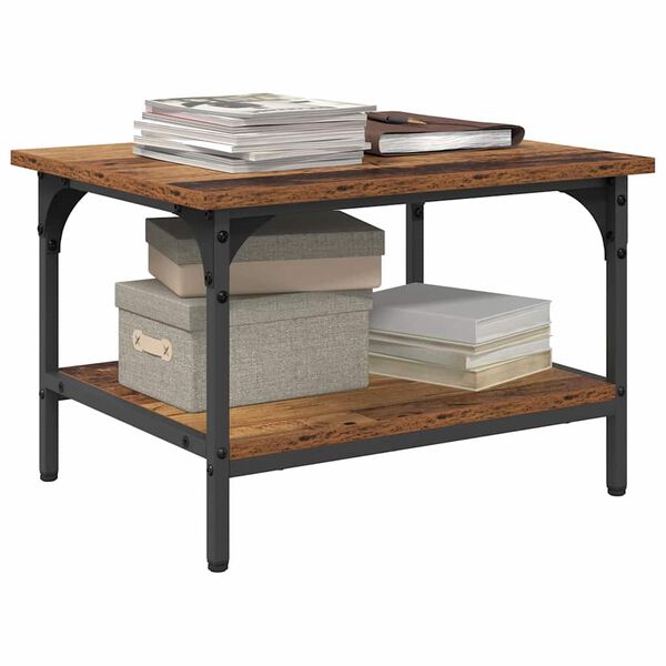 vidaXL Printer Stand Old Wood 50 x 40 x 38 cm Engineered Wood