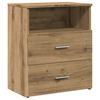 vidaXL Bedside Cabinets 2 pcs Artisan Oak 50x32x60cm Engineered Wood