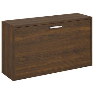 vidaXL Shoe Bench Brown Oak 80x24x45 cm Engineered Wood