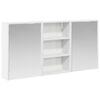 vidaXL Bathroom Cabinet Set 3 pcs 126 x 16 x 62.5 cm Engineered wood