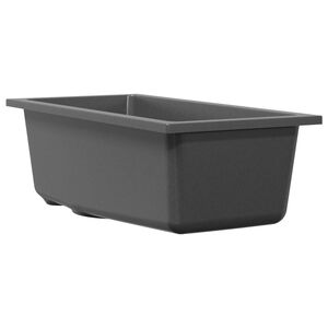 vidaXL Kitchen Sink Grey 21 x 44 x 14 cm Granite