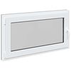 vidaXL Basement Window "RISOR" 110x50 cm Tilt&Turn DIN Left Anthracite