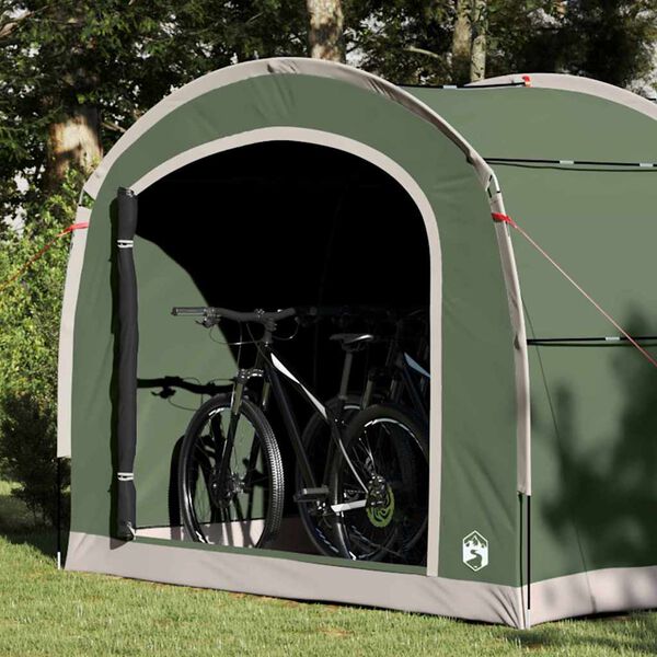 vidaXL Tent with Roof with Air Vent Green 268 x 240 x 191 cm Polyester
