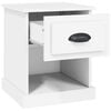 vidaXL Bedside Cabinets 2 pcs White 39x39x47.5 cm Engineered Wood