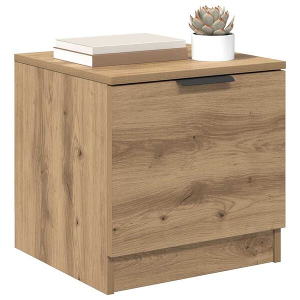 vidaXL Bed Cabinet 2 pcs Artisan Oak 40 x 39 x 40cm Engineered Wood