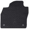 vidaXL Car Mat 4 pcs Black Rubber