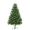 vidaXL Christmas Tree with 300 LEDs with Stand Green 210 cm PE
