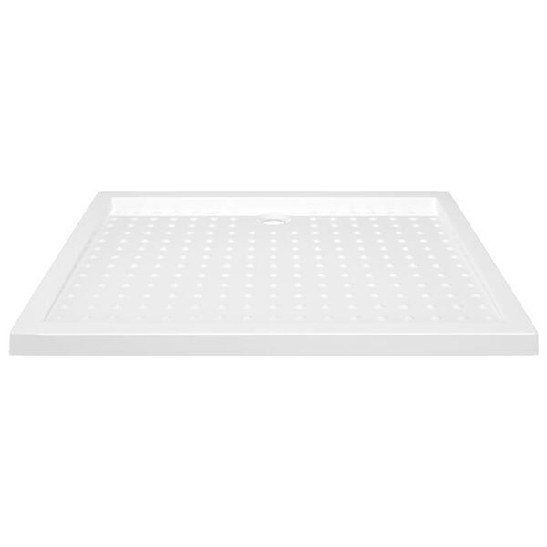 vidaXL Shower Base Tray with Dots White 80x100x4 cm ABS