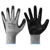 vidaXL Work Gloves 24 pcs Grey and Black 9 / L Polyester