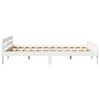 vidaXL Bed Frame without Mattress White 160x200 cm Solid Wood Pine