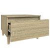 vidaXL Side Table Sonoma Oak 50x46x35 cm Engineered Wood