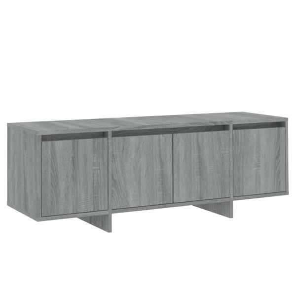 vidaXL TV Cabinet Grey Sonoma 120x30x40.5 cm Engineered Wood