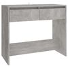 vidaXL Console Table Concrete Grey 89x41x76.5 cm Steel