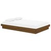 vidaXL Bed Frame without Mattress Honey Brown Solid Wood Small Double
