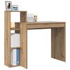 vidaXL Desk with Shelf Artisan Oak 100 x 40 x 90 cm Engineered Wood