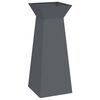 vidaXL Pillar Planter 2 pcs Anthracite 40 x 40 x 100 cm