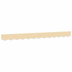 vidaXL Awning Valance Replacement Cream Stripe 300 cm