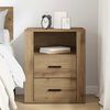 vidaXL Bedside Cabinet Artisan Oak 35 x 50 x 60 cm Engineered Wood