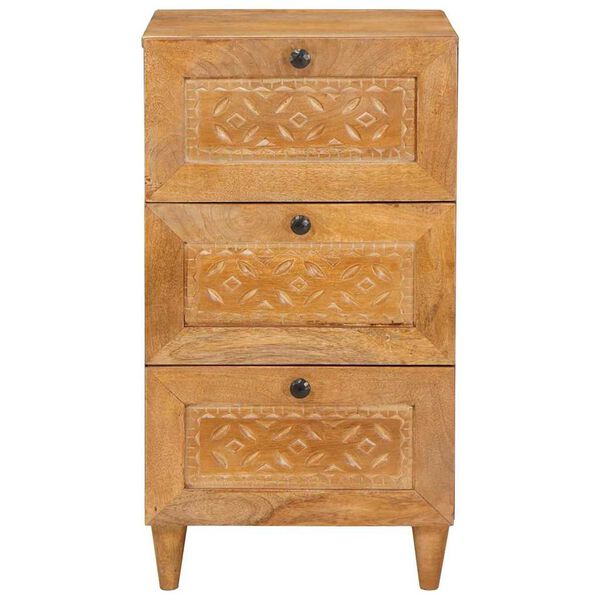 vidaXL Sideboard with Drawer Light brown 33.5 x 40 x 75 cm